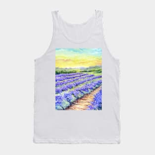 Lavender Fields of Kent Tank Top